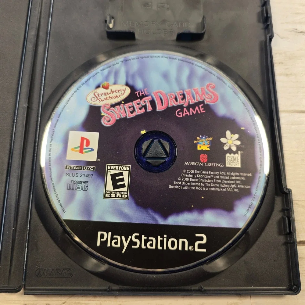 Strawberry Shortcake The Sweet Dream Game Sony PlayStation 2 PS2 SLUS 21497 2006